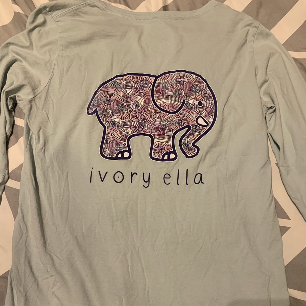 Medium light blue ivory ella long sleeve